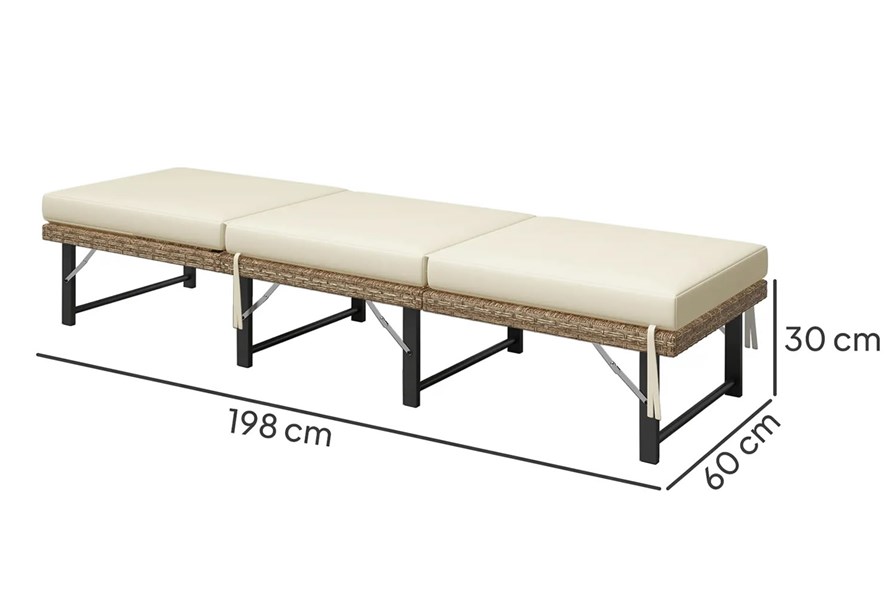 Ayla Adjustable Sun Lounger