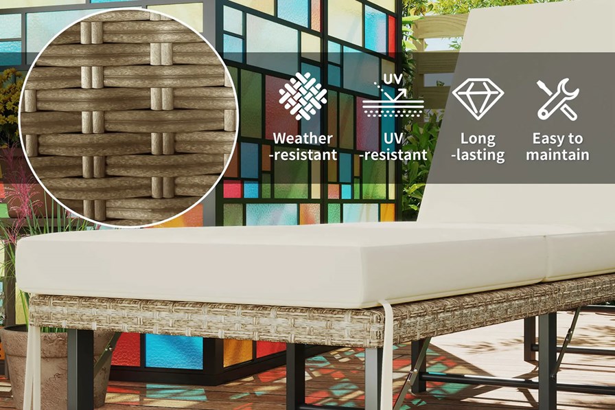 Ayla Adjustable Sun Lounger