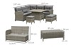 Nyla Corner Sofa Set