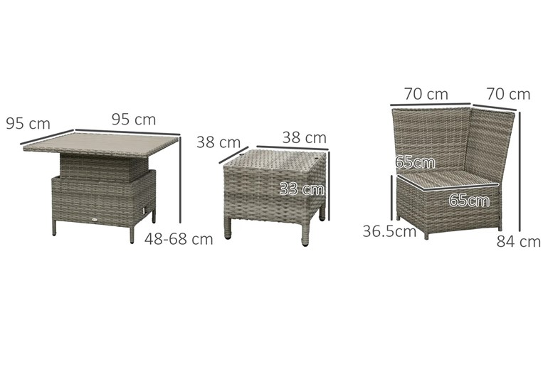 Nyla Corner Sofa Set