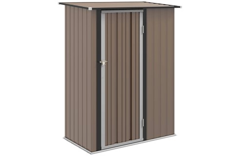 Wakefield Steel Storage Shed - Brown 