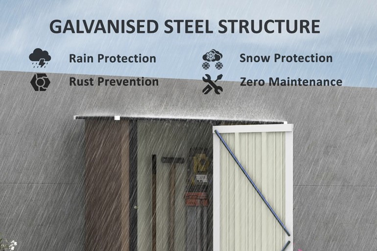 Wakefield Steel Storage Shed