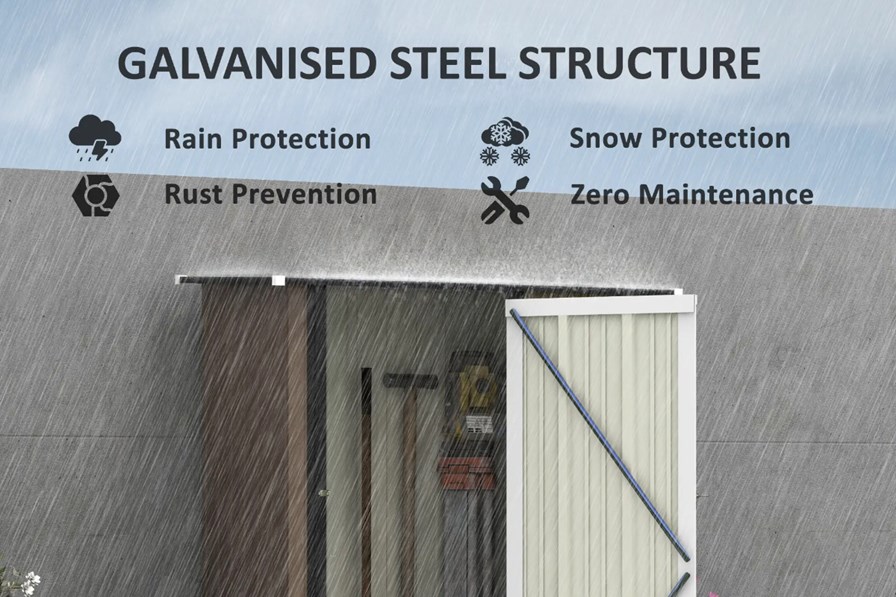 Wakefield Steel Storage Shed