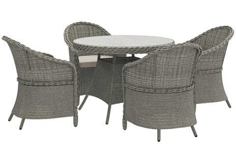 Azalea Grey Rattan Patio Set
