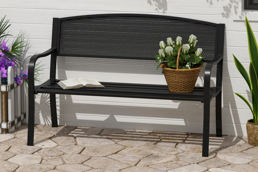 Addington 2-Seater Metal Garden Bench
