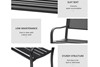 Addington 2-Seater Metal Garden Bench