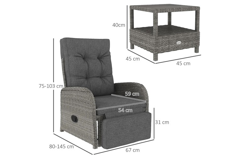 Briella Recliner Set