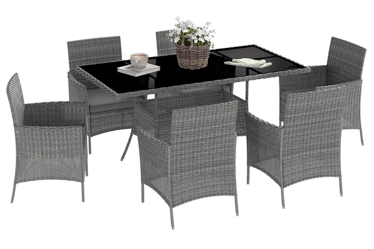 Selena Rattan Patio Set