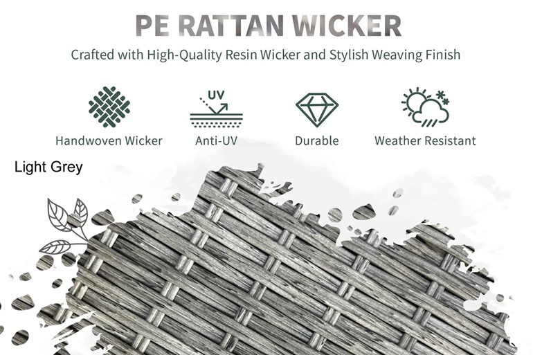 Anastasia Rattan Patio Set