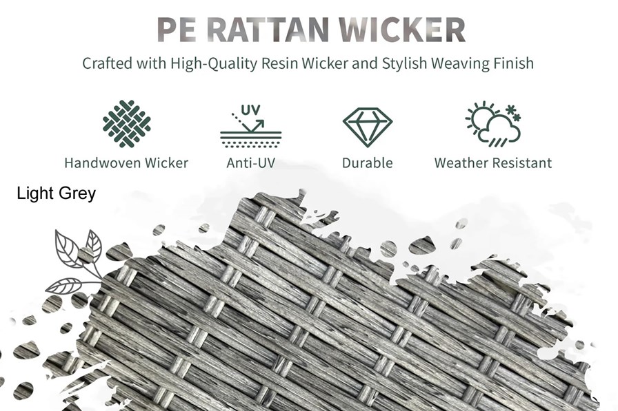 Anastasia Rattan Patio Set