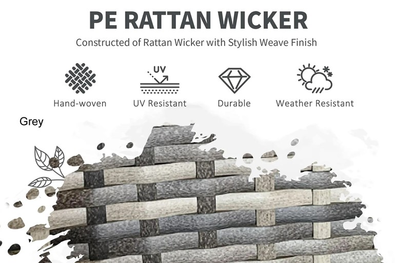 Anastasia Rattan Patio Set