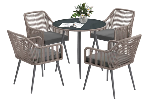 Kiana Rattan Patio Set