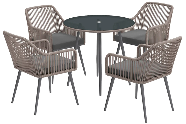 Kiana Rattan Patio Set