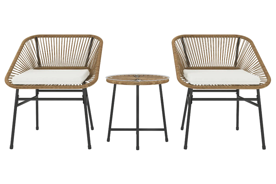 Skyla Rattan Bistro Set