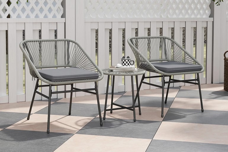 Skyla Rattan Bistro Set
