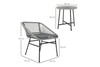 Skyla Rattan Bistro Set