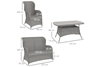 Riva Rattan Sofa Set