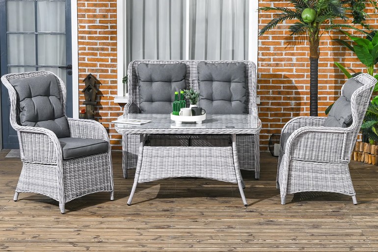 Riva Rattan Sofa Set