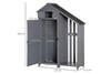 Rosewood Wooden Storage Shed