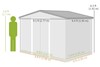 Snowbrook Metal Shed