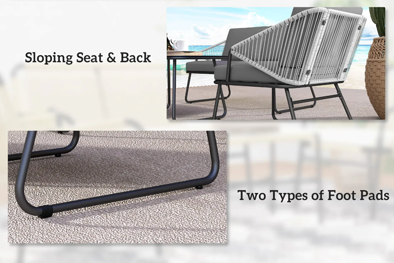 Talia 4-Seater Sofa Set