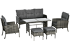 Arla Rattan Sofa Set