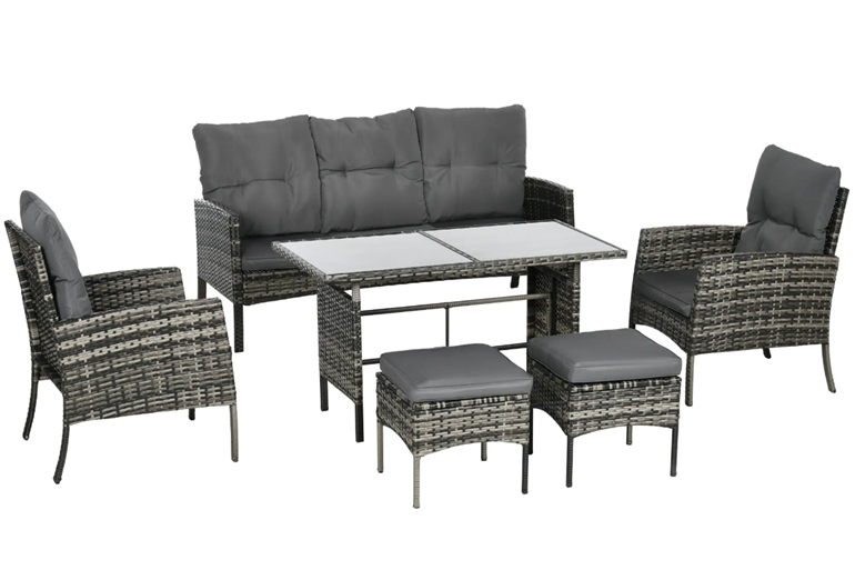 Arla Rattan Sofa Set
