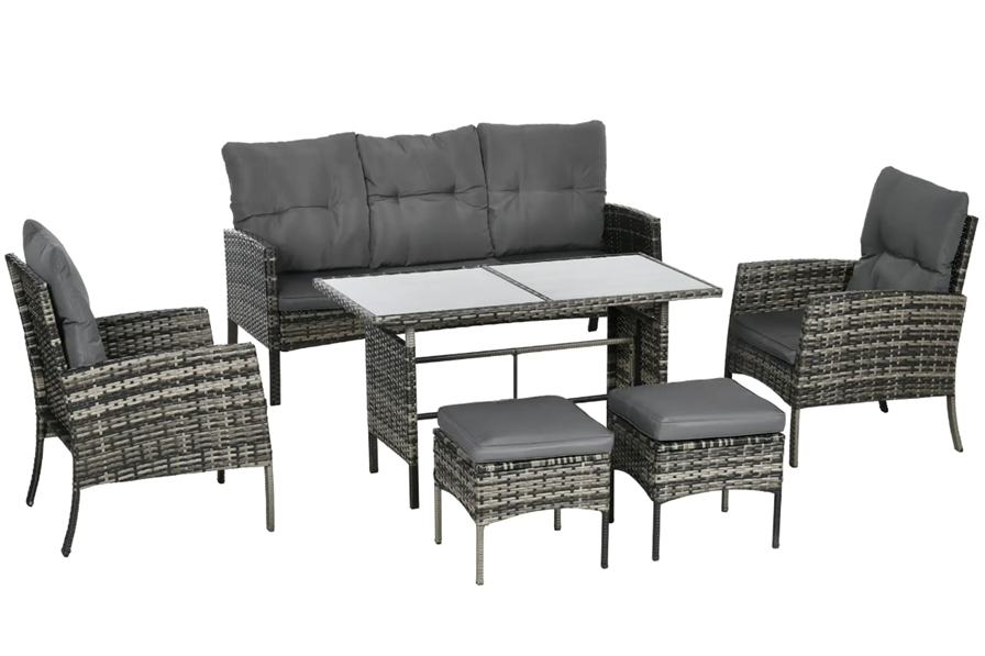 Arla Rattan Sofa Set