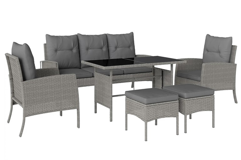 Arla Rattan Sofa Set