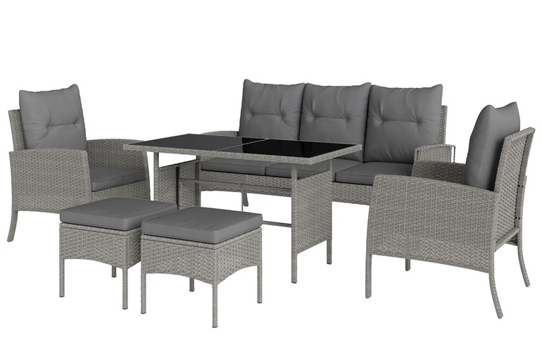 Arla Rattan Sofa Set