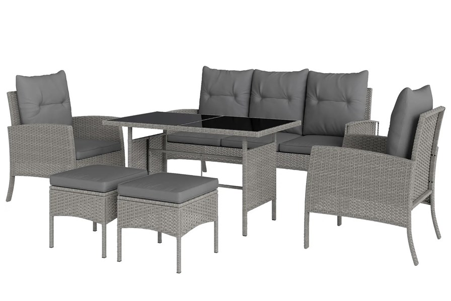 Arla Rattan Sofa Set