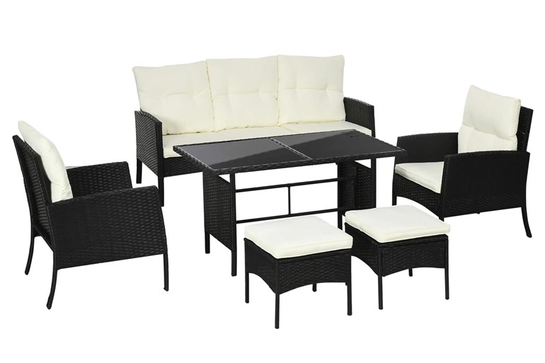 Arla Rattan Sofa Set