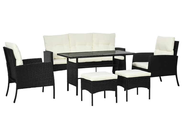 Arla Rattan Sofa Set