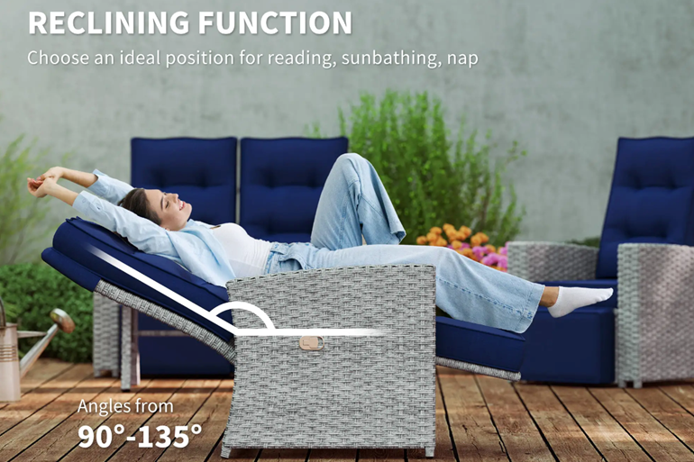 Amira Rattan Sofa Set
