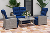 Amira Rattan Sofa Set