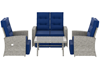 Amira Rattan Sofa Set