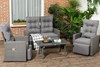 Amira Rattan Sofa Set