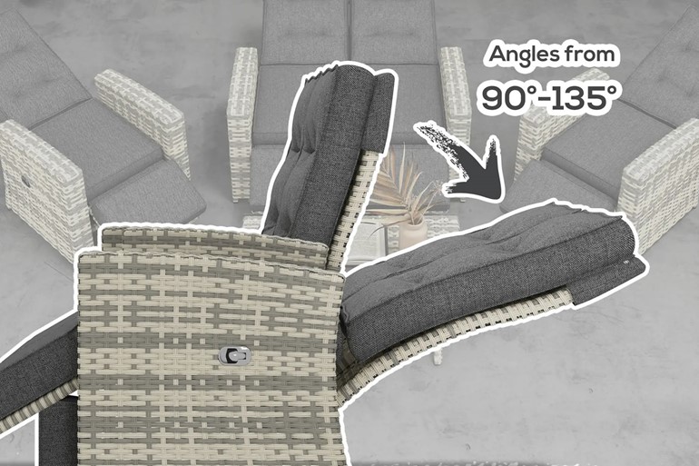 Amira Rattan Sofa Set