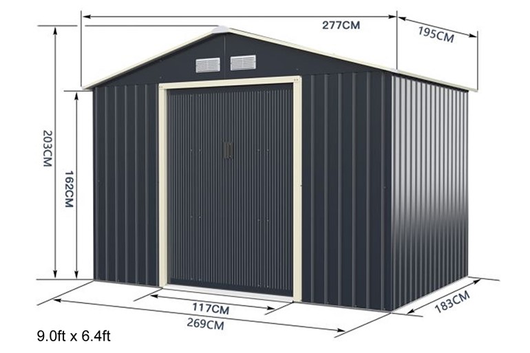 Timsbury Outdoor Storage Shed